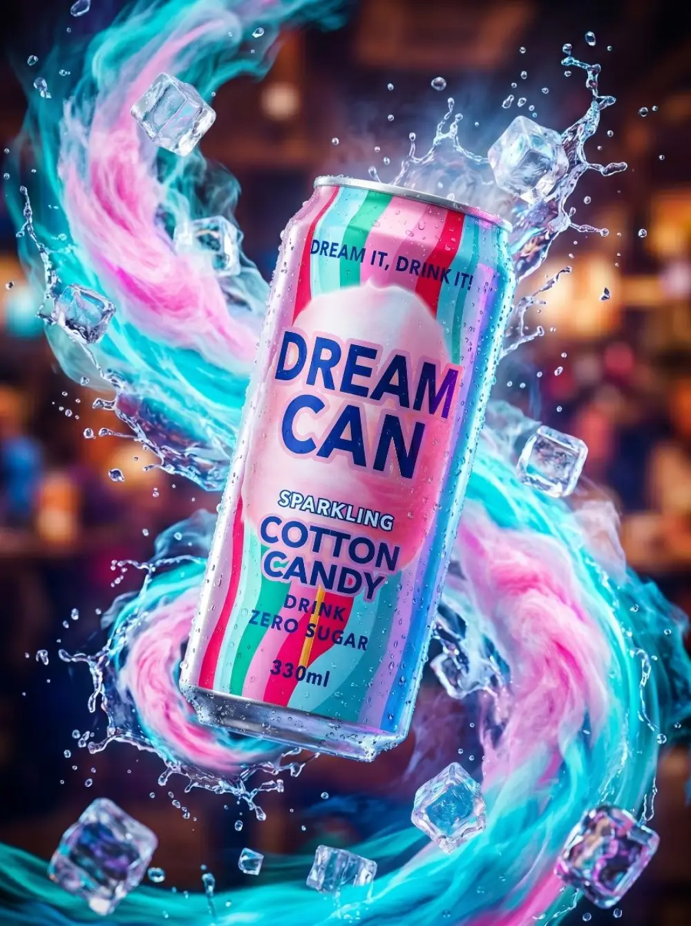 Dream Can Cotton Candy